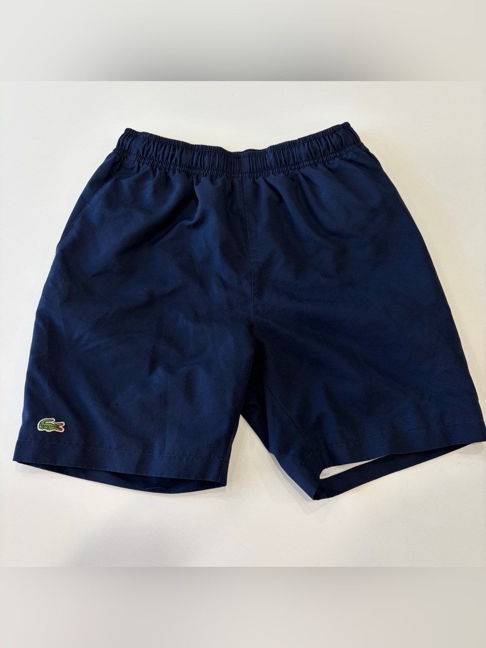 Lacoste Boys Size 10 Navy Performance Shorts